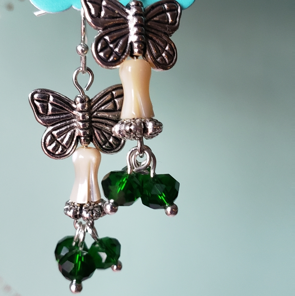 Love is Like a Butterfly Handcrafted Earrings